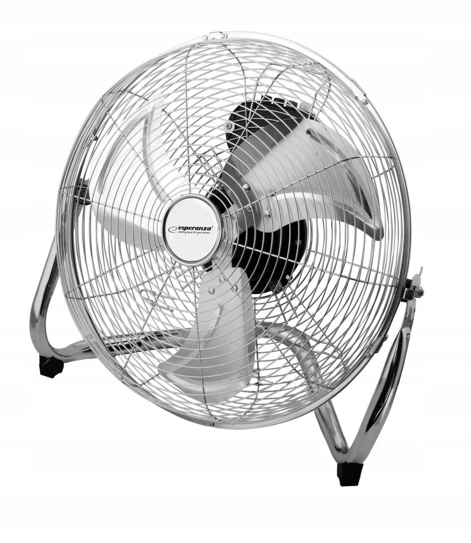 Circulator floor fan 110W 50cm chrome metal Esperanza EHF006 Manufacturer code ESPERANZA-5901299930762-TRS