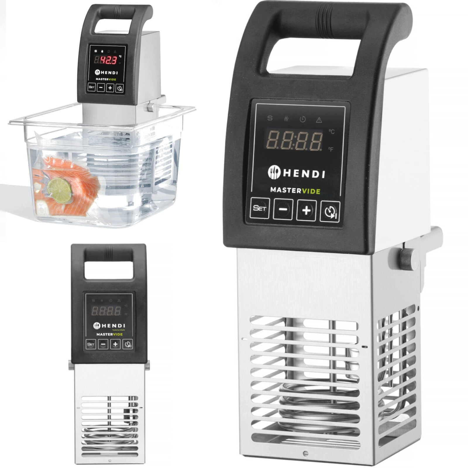 Circulator sous vide 2000W HENDI 56L stainless steel catering