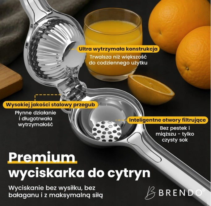 Citrine Juicer Lime Citrus Handheld Stainless Steel Press Brendo Brand no brand