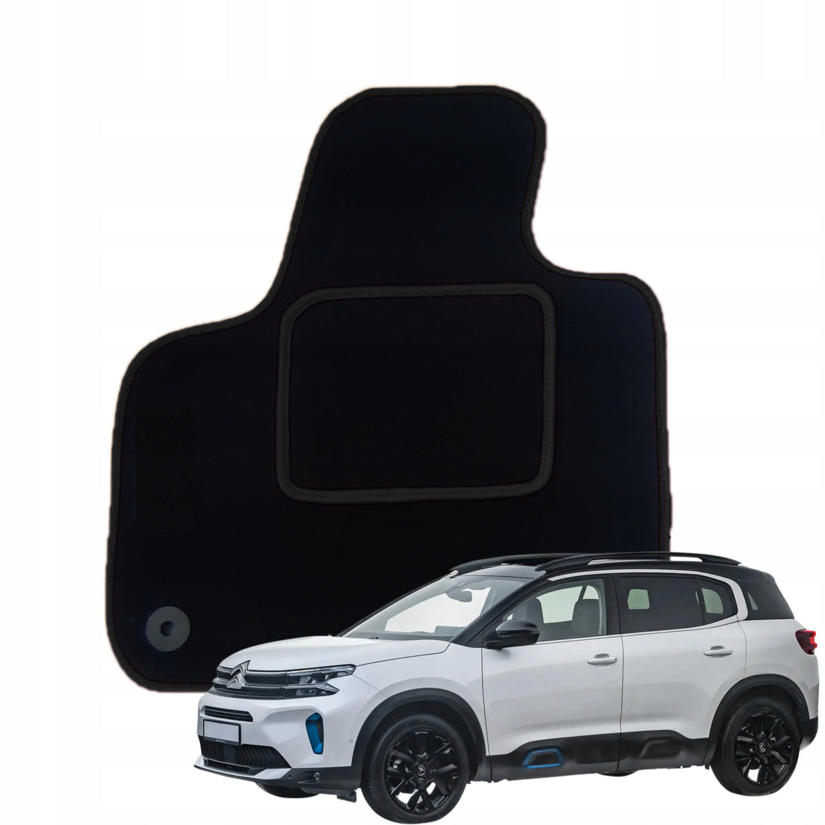 Citroen C5 Aircross VELOUR Rug from 2019. for car driver's rug B