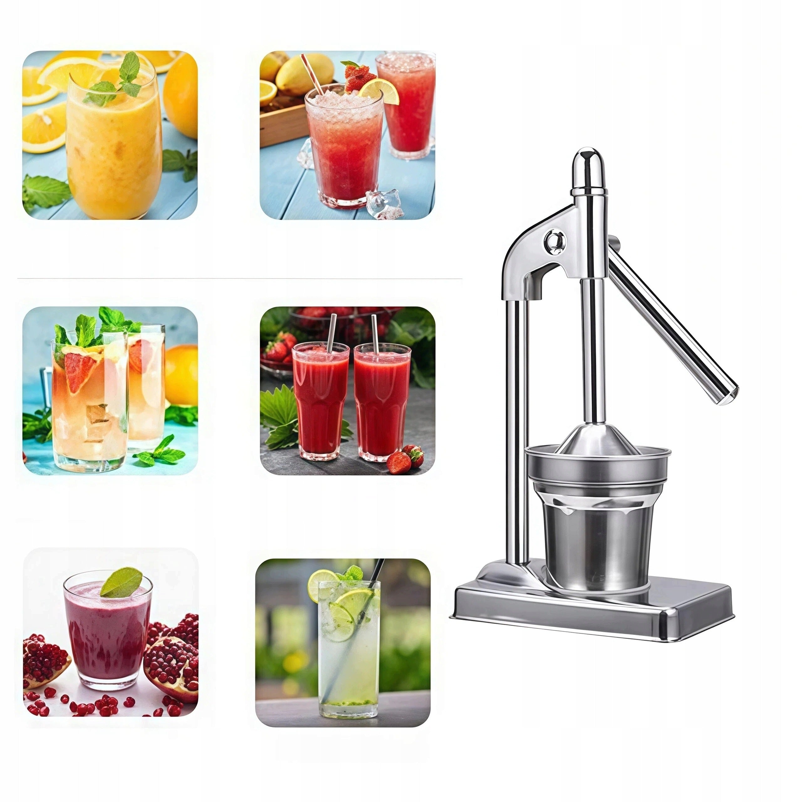 Citrus Juicer Handheld Stainless Steel Lever Mechanism Brand no brand