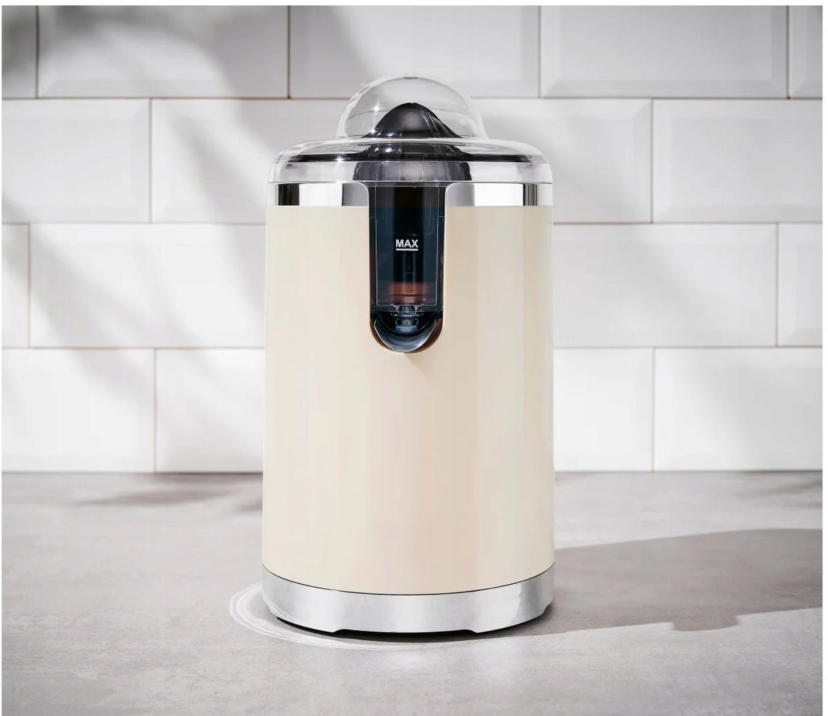 Citrus Juicer Switch On Retro 85W Stainless Steel Beige Brand no brand