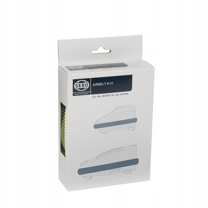 Citrus/dark green bumper in ellipses SEBO AIRBELT K/C/D