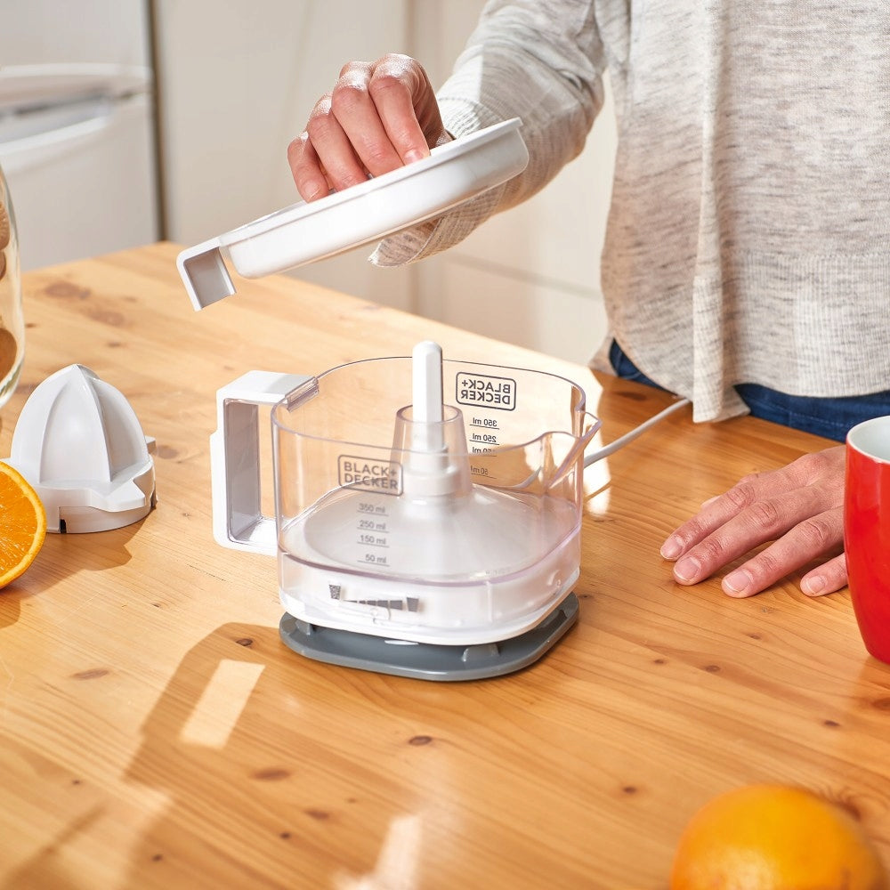 Citrus juicer Black+Decker BXCJ25E white 25 W Manufacturer code BXCJ25E