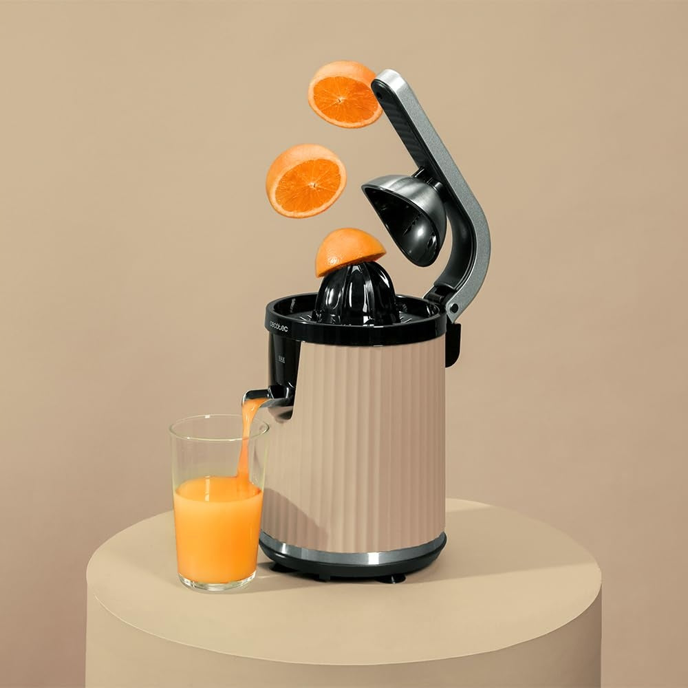 Citrus juicer Cecotec 600 BEIGE 03897 beige/brown 600 W Power rating 600 W