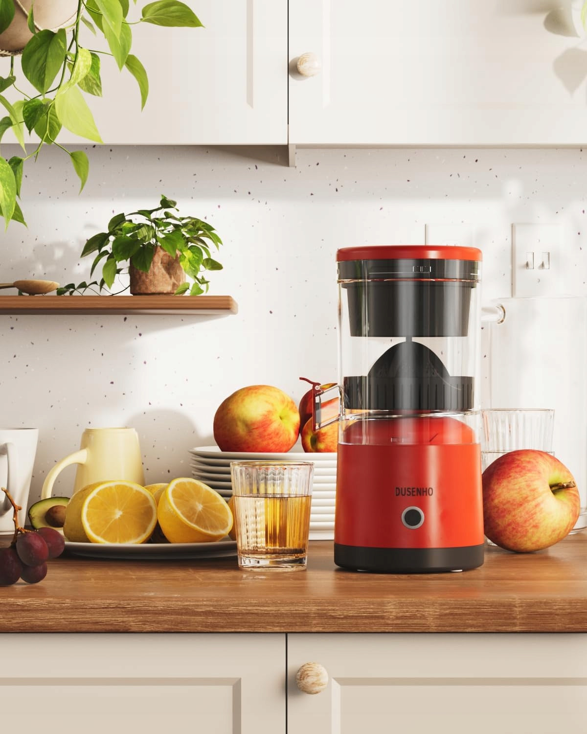 Citrus juicer Dusenho JUICER001 red Power rating 45 W