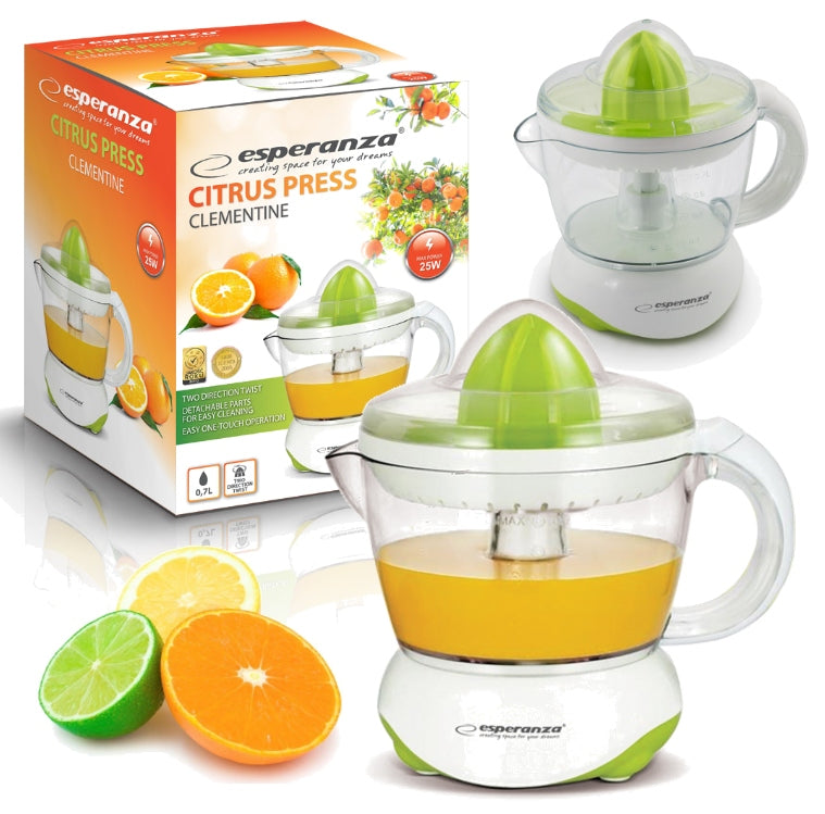 Citrus juicer Esperanza Clementine green 25 W Power rating 25 W