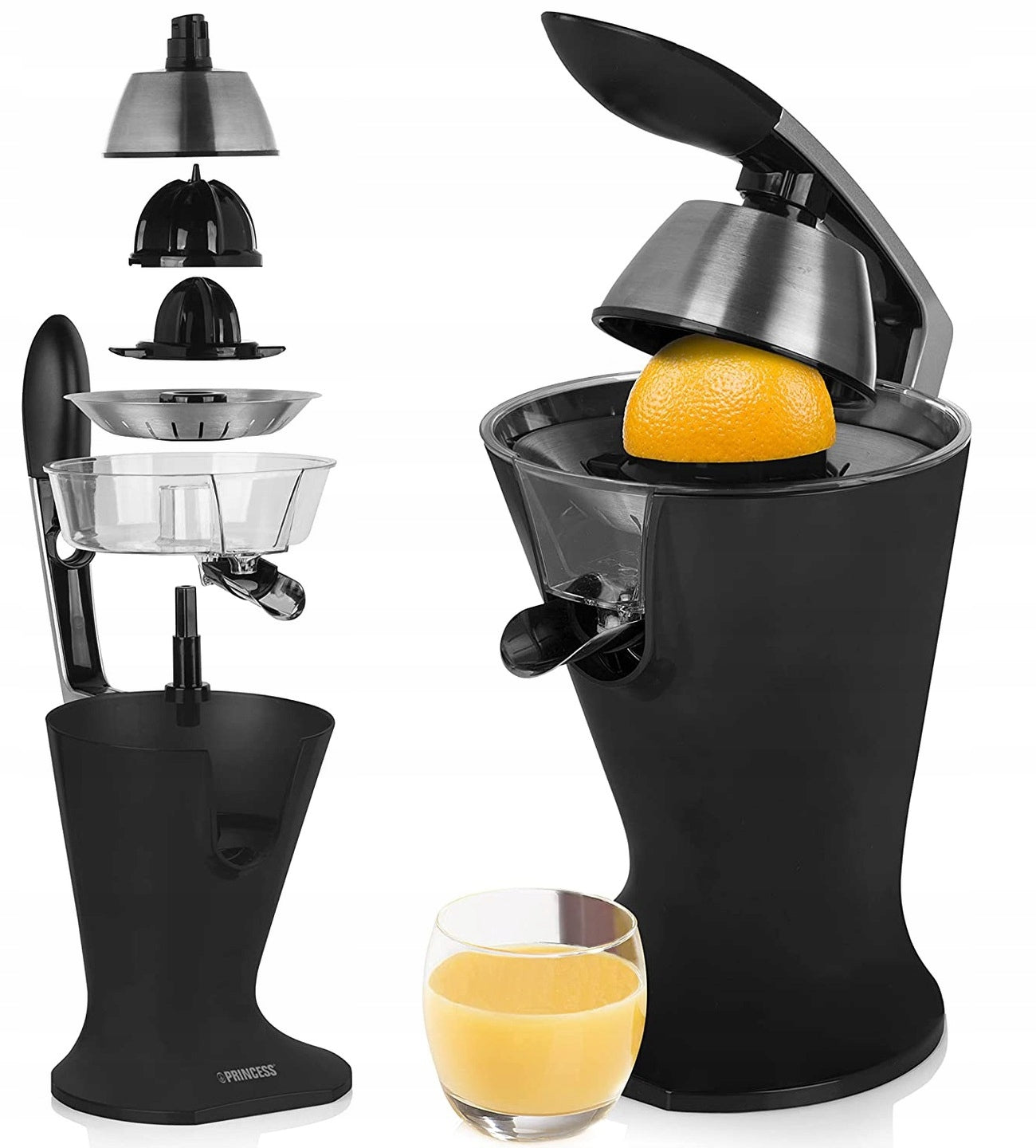 Citrus juicer Princess 01.201857.01.001 black 300 W Power rating 300 W