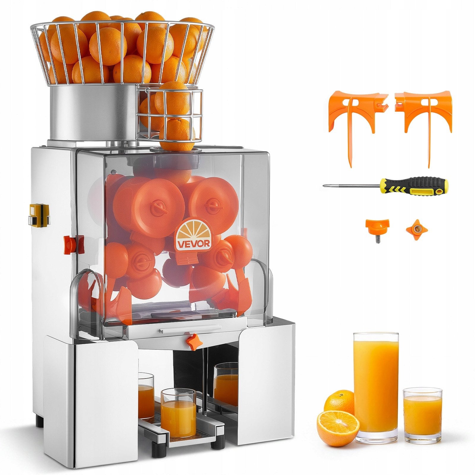 Citrus juicer premium gastronomic juicer 120 W 20/min Dominant color silver/gray