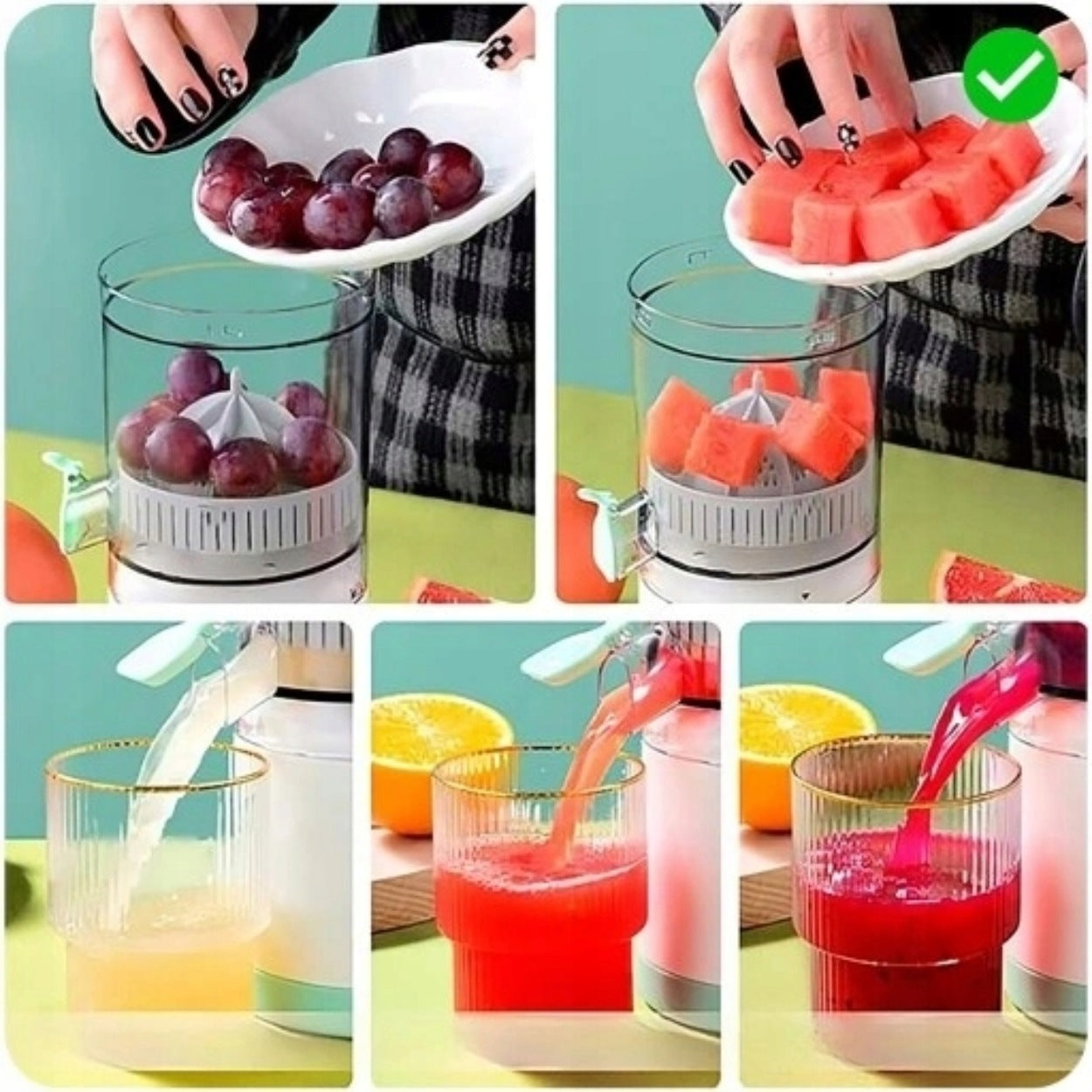 Citrus juicer wireless white 45 W 0,35 l Manufacturer code WYCISKARKA DO CYTRUSÓW BEZPRZEWODOWA