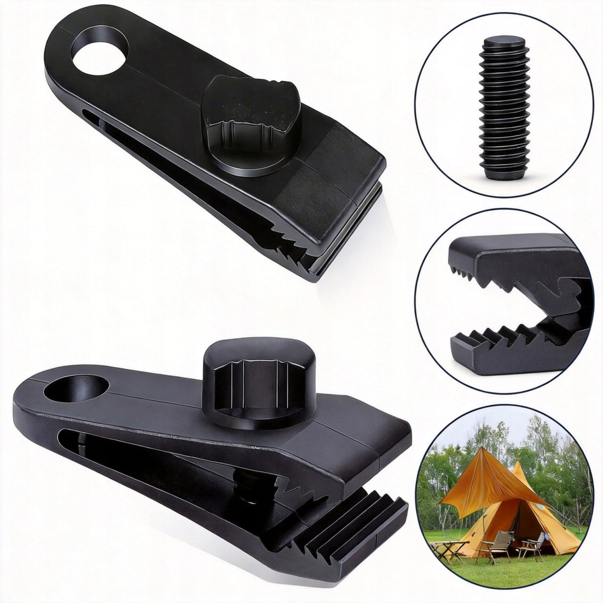 Clamp Clips for Sail Tent Awning Strong Handles 30 Pcs Packaging status original
