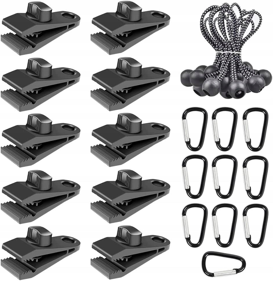 Clamp Clips for Sail Tent Awning Strong Handles 30 Pcs