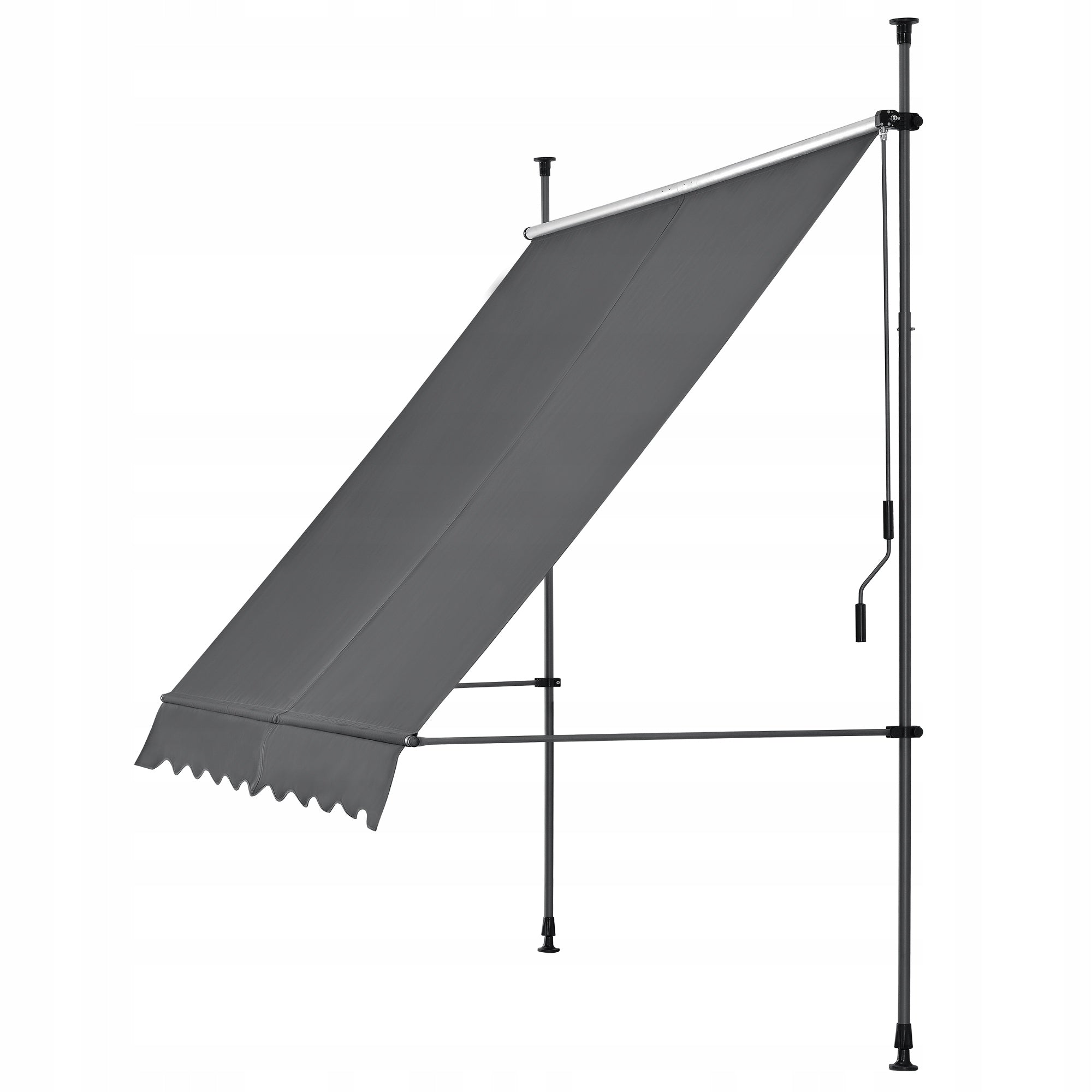 Clamp-On Awning Stem 200 x 120 cm Gray Product width 200 cm