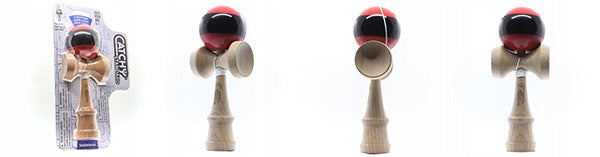 Classic Japanese Kendama Game YoyoFactory, Red-Black Kid's age 3＋ years