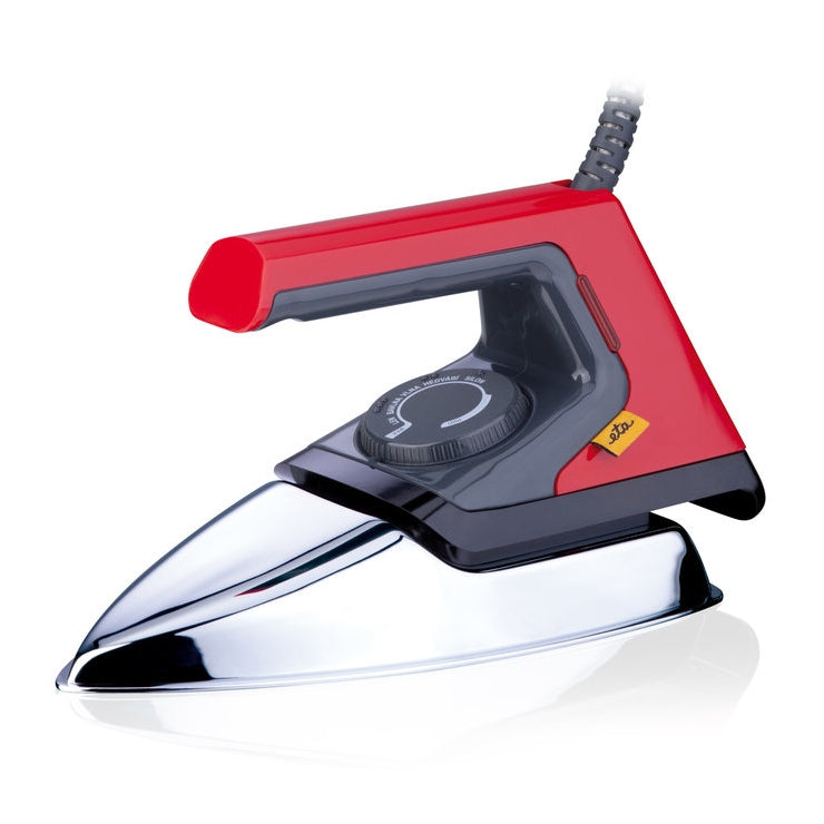 Classic dry iron without steam ETA Retro 1000W INOX foot Packaging status original
