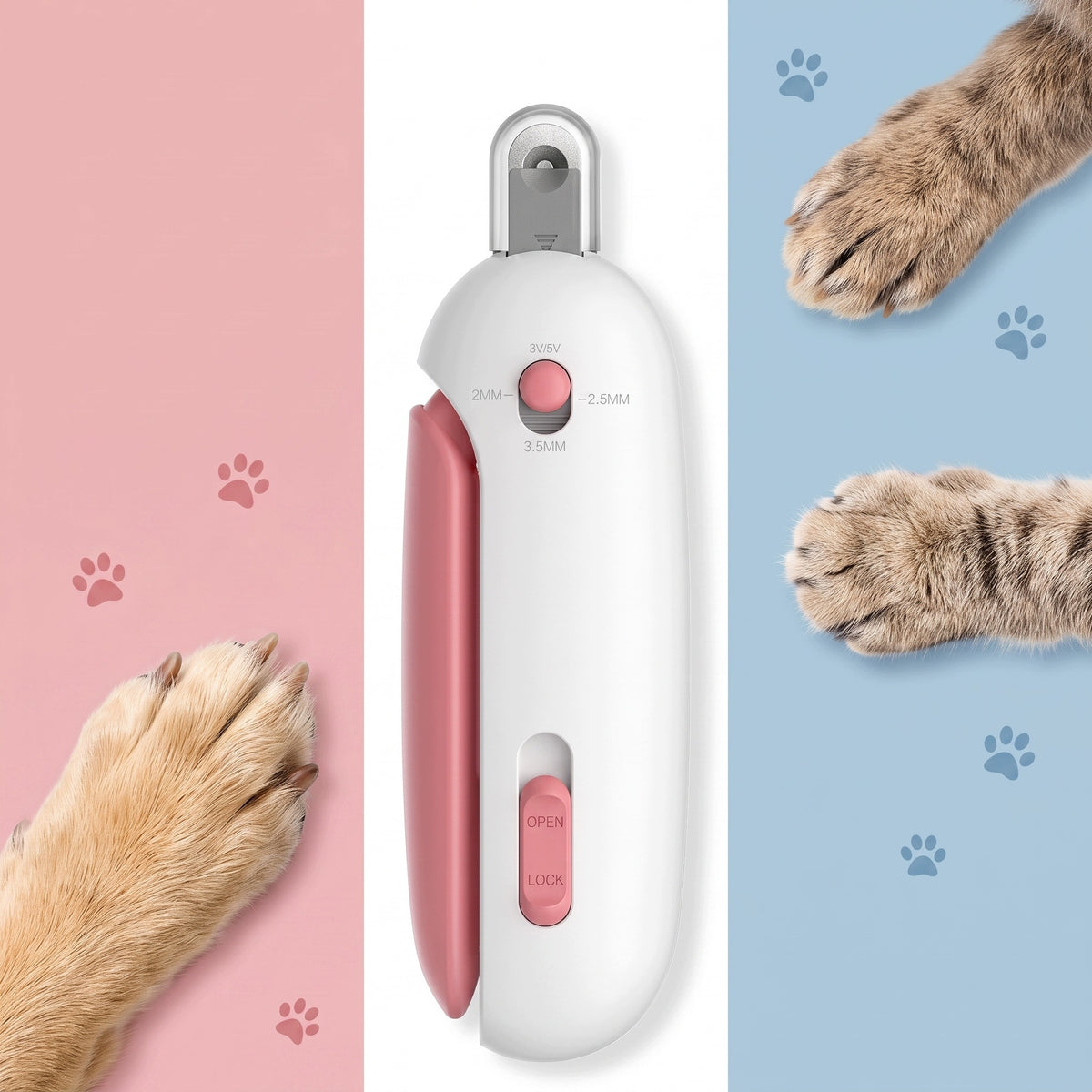 Claw cutter for dog and cat, sharp, with stop, safe Packaging status original
