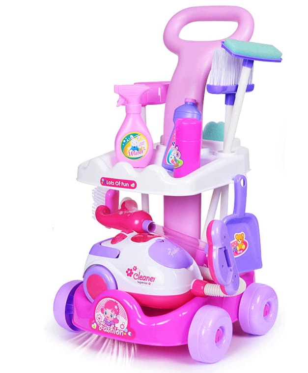 Cleaning Kit Baby Cleaner Trolley Battery Operated Vacuum Cleaner Sound Packaging status original
