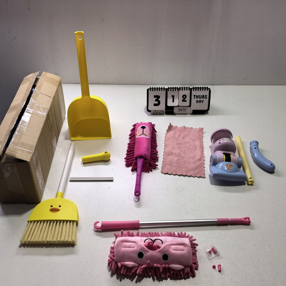 Cleaning Kit for Kids 3-6 Years 6in1 Gift for Children's Day Packaging status original