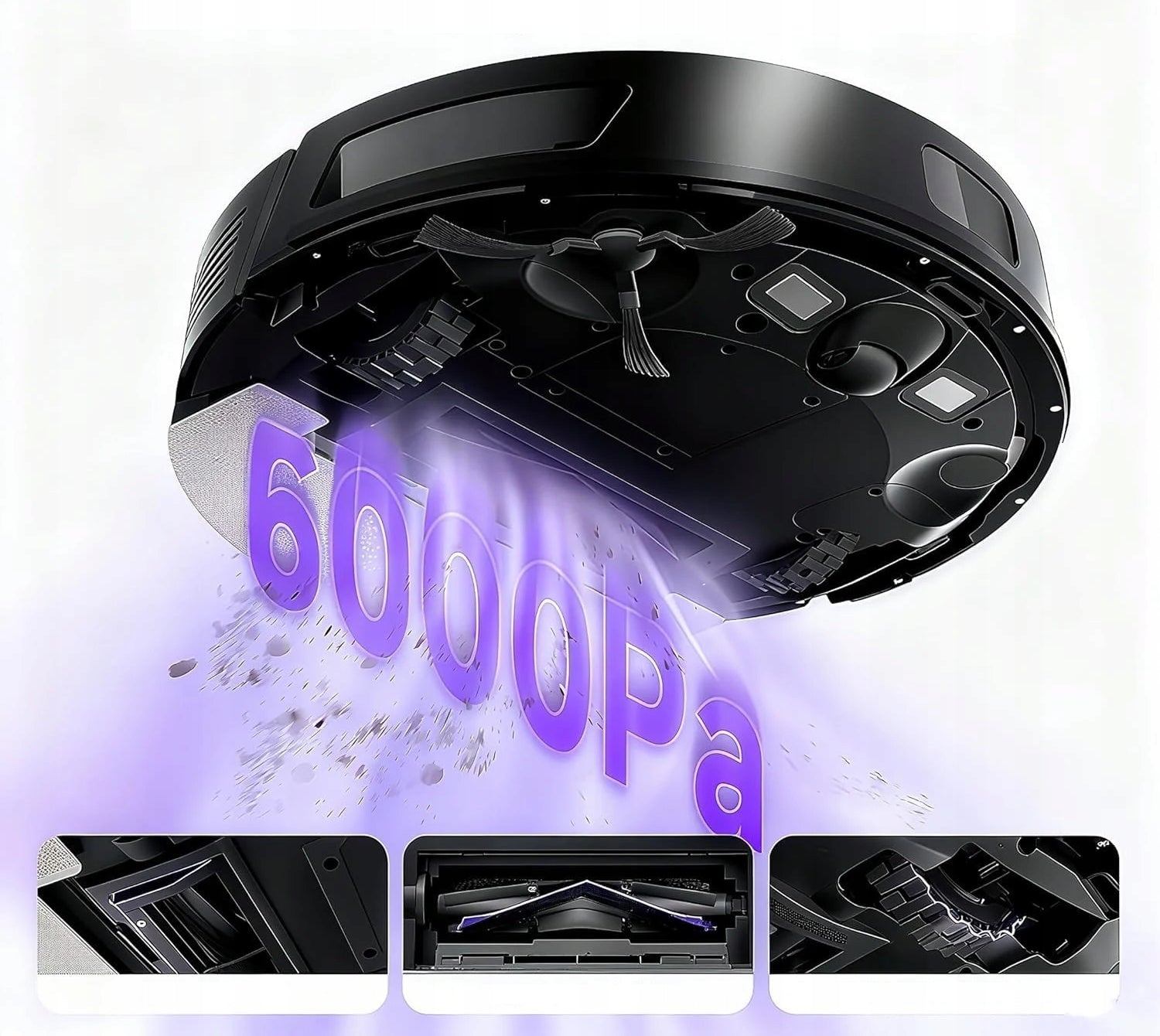 Cleaning Robot Mopping Vacuum Cleaner MONSGA MS1 MAX EMPTYING STATION Packaging status original