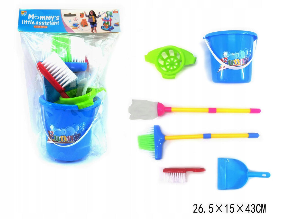 Cleaning kit bucket mop broom dustpan 103z Brand Gazelo