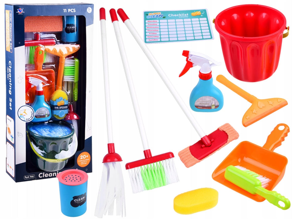 Cleaning kit bucket mop sweeper ZA3846 Brand Jokomisiada