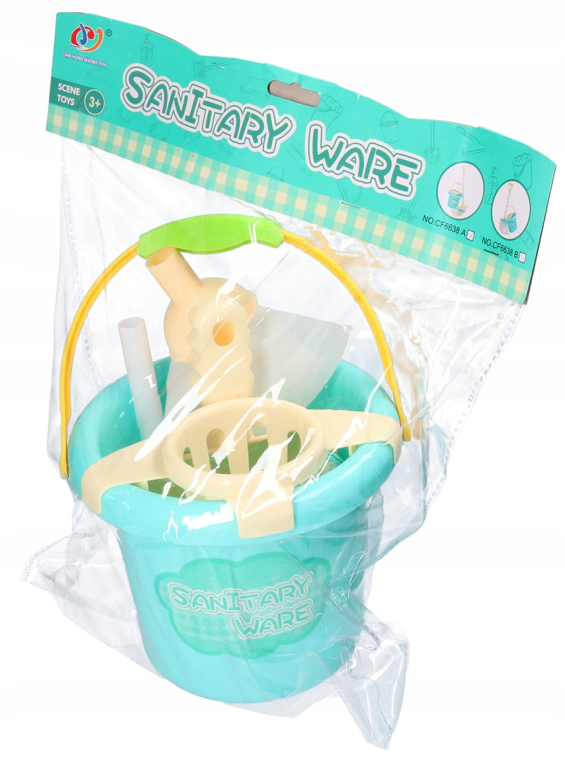 Cleaning kit for small housekeeper, mop bucket 3564 Material plastic string