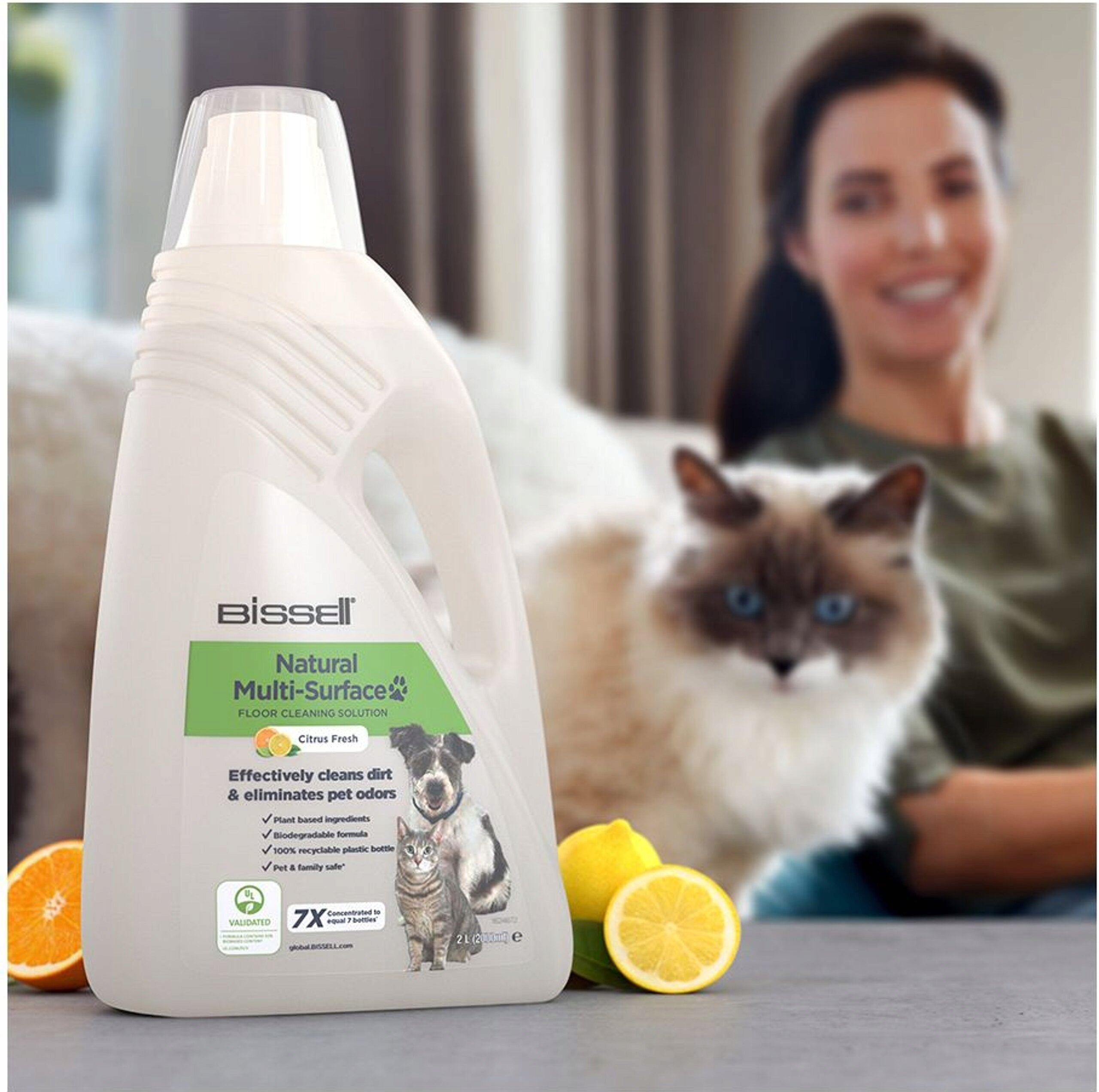Cleaning liquid BISSELL Natural Pet Formula 2000 ml Manufacturer Bissell