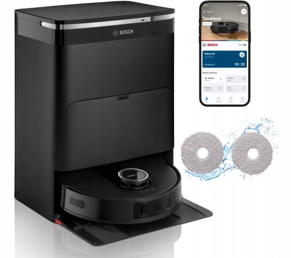 Cleaning robot Bosch Spotless Max BCRDW3BAB Mop Creating a map