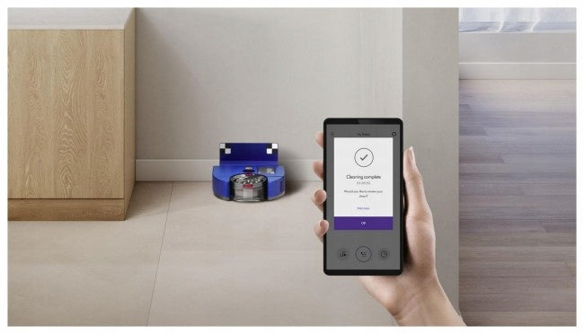 Cleaning robot Dyson 360 Vis Nav blue Wireless operating time 65 min