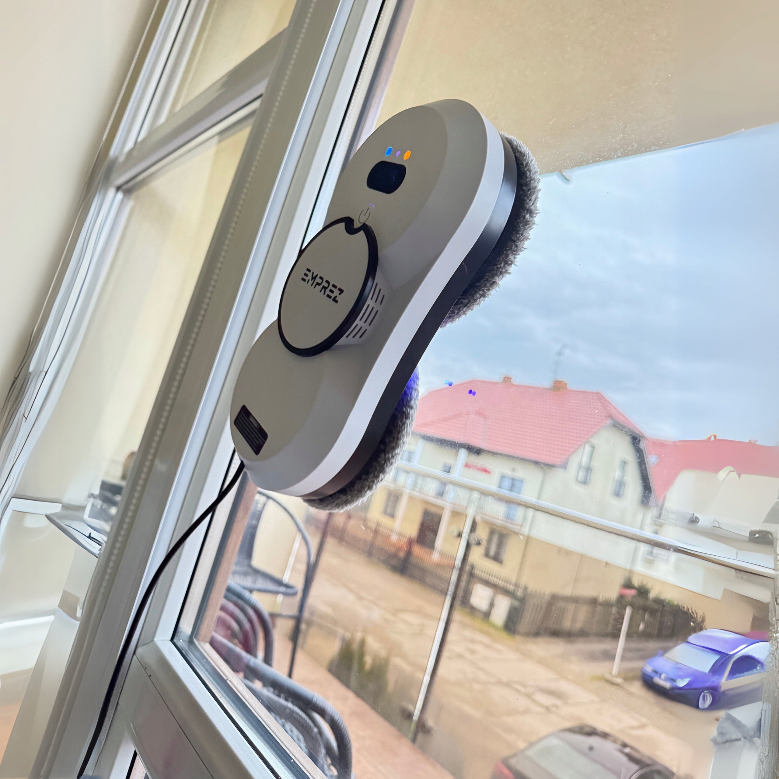 Cleaning robot Emprez Window and window cleaning robot HCR-10 white Wireless operating time 30 min