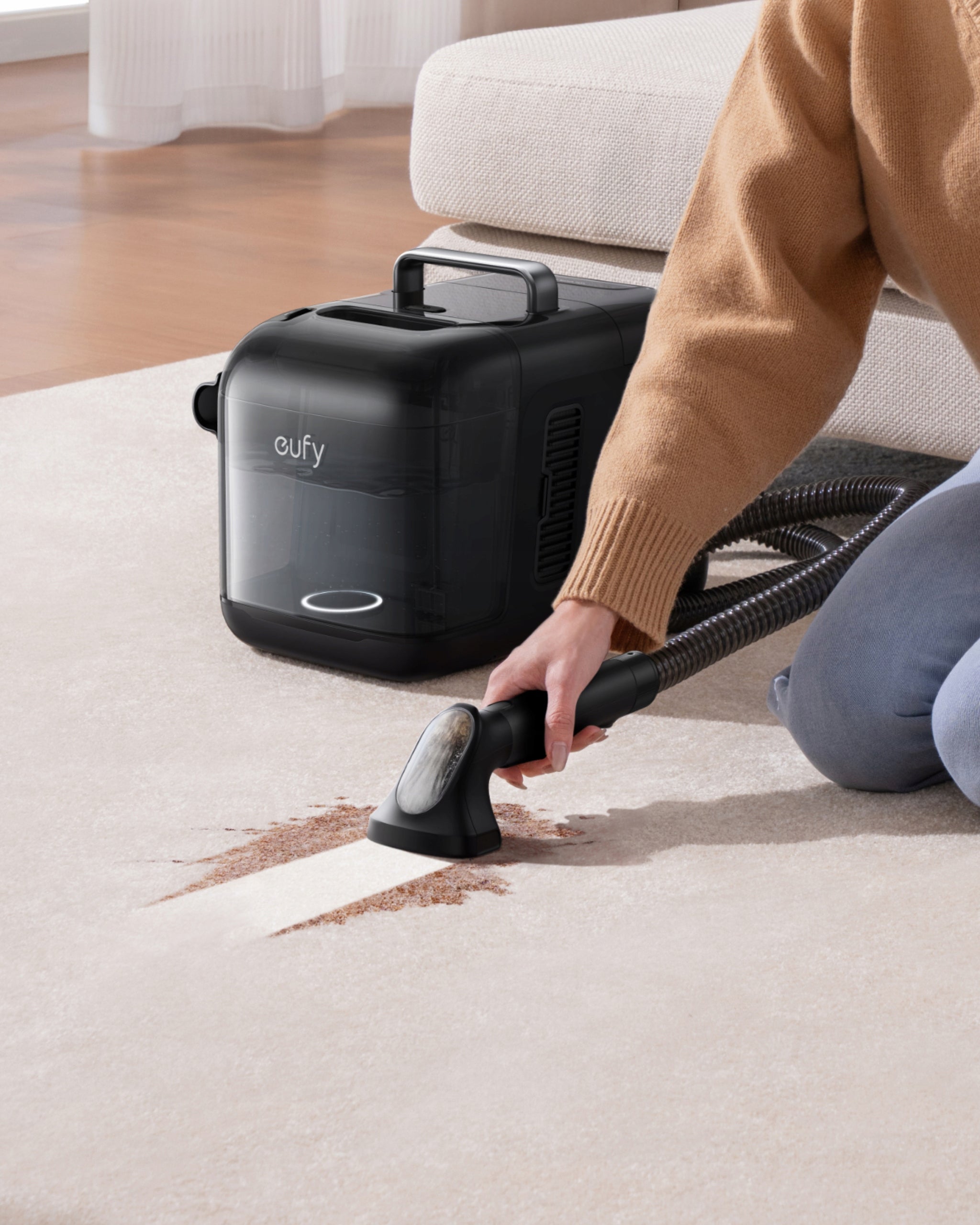 Cleaning robot Eufy Omni E28 3in1 vacuuming floor cleaning 20000Pa Dust container volume 3 l