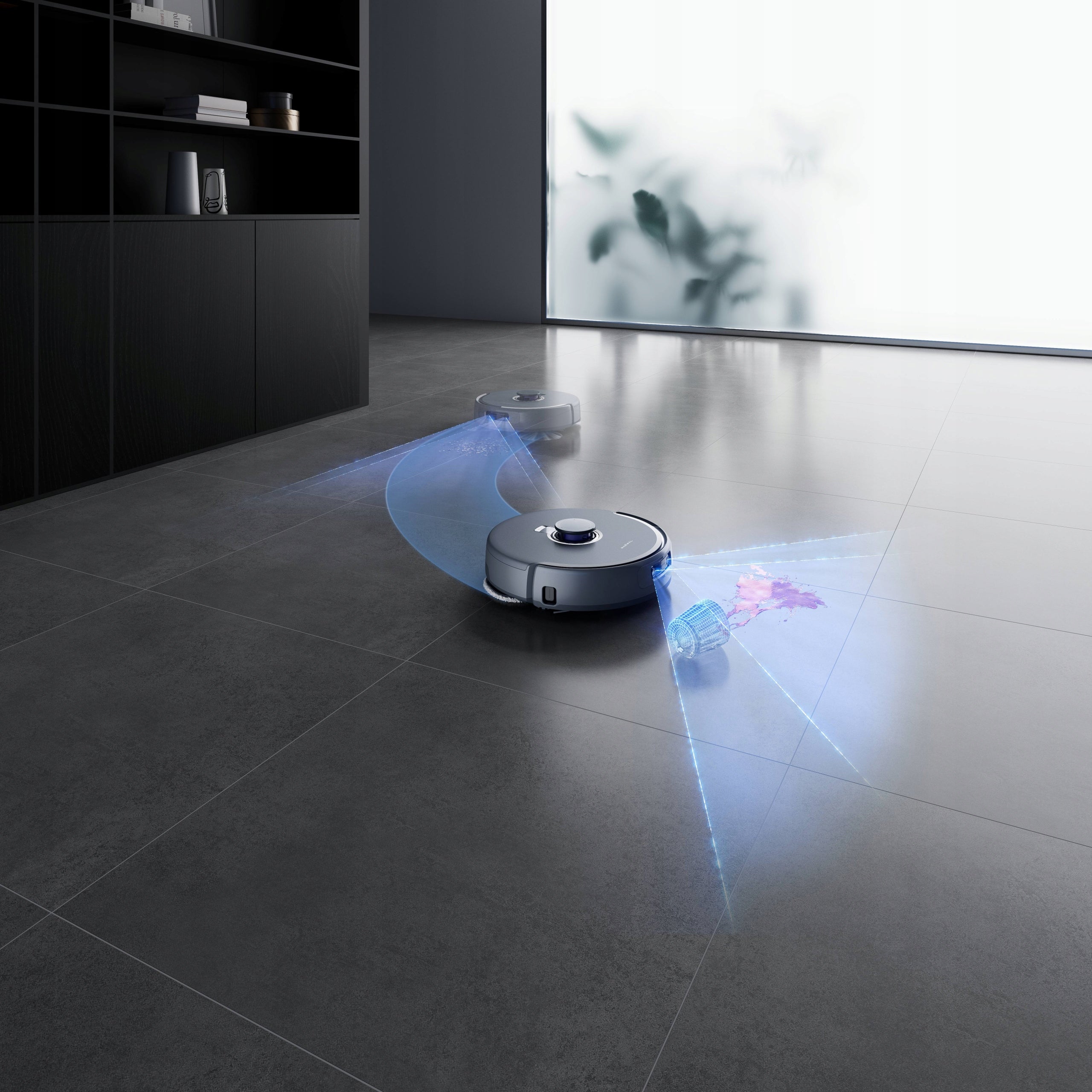 Cleaning robot NARWAL Freo Z Ultra 12000Pa triangular mopping pads 2.5L Wireless operating time 180 min