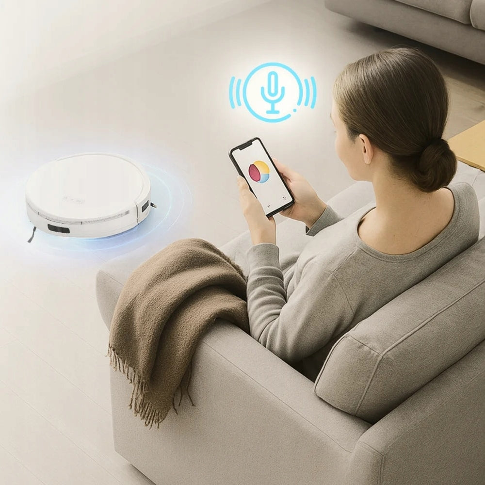 Cleaning robot mopping RoboJet Vision Lite + automatic station Dust container volume 0.22 l