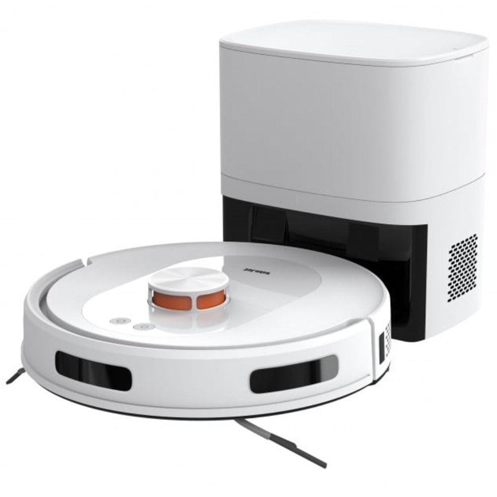 Cleaning robot mopping vacuum cleaner with RoboJet X-One 3 PRO station