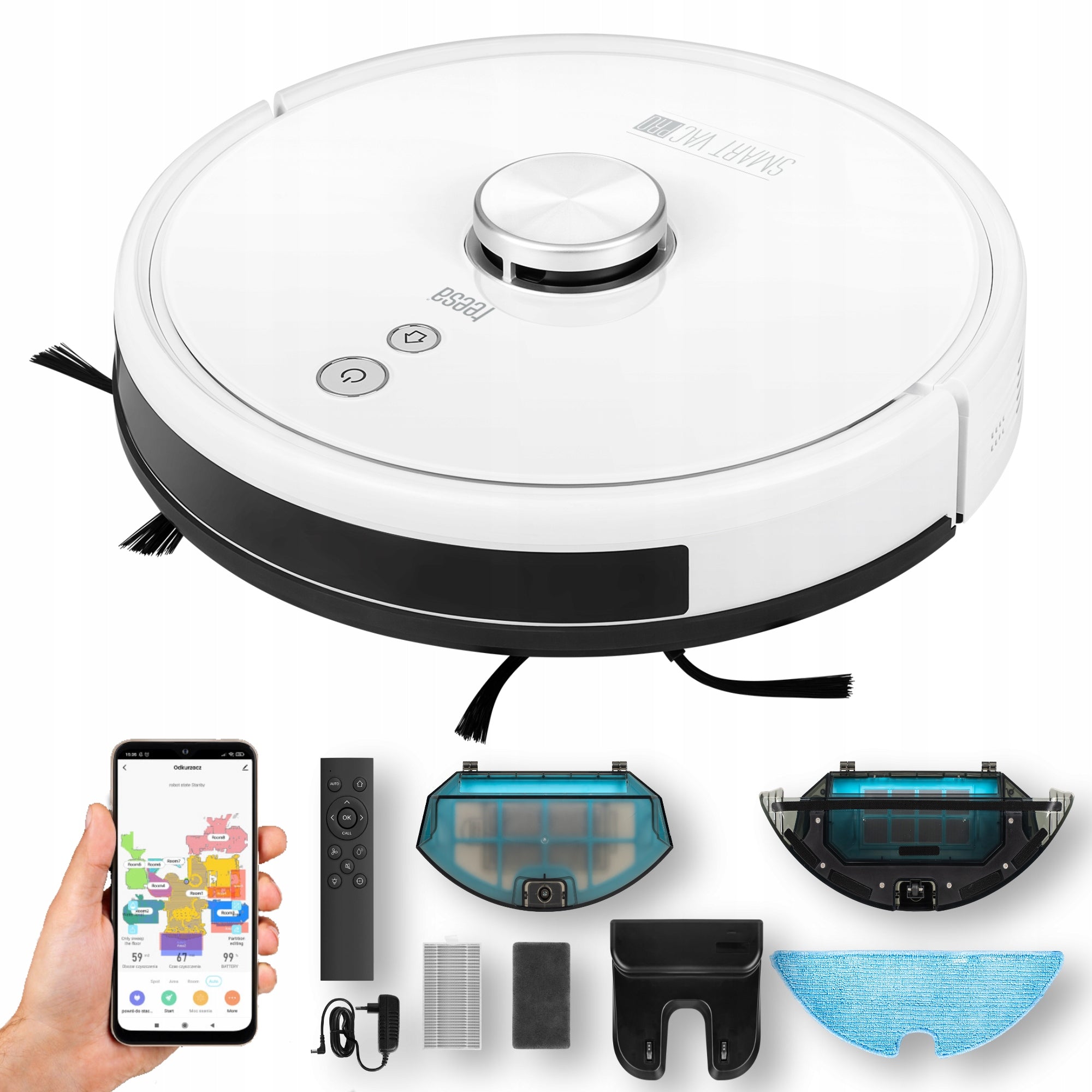 Cleaning robot vacuum cleaner TEESA SMART VAC PRO