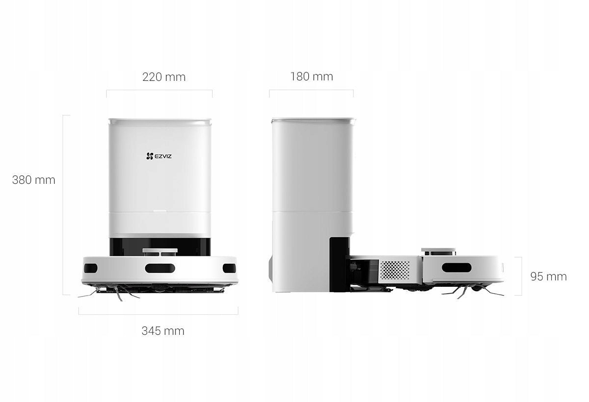 Cleaning robot with station Ezviz RE5 Plus 45 W white Model RE5 PLUS