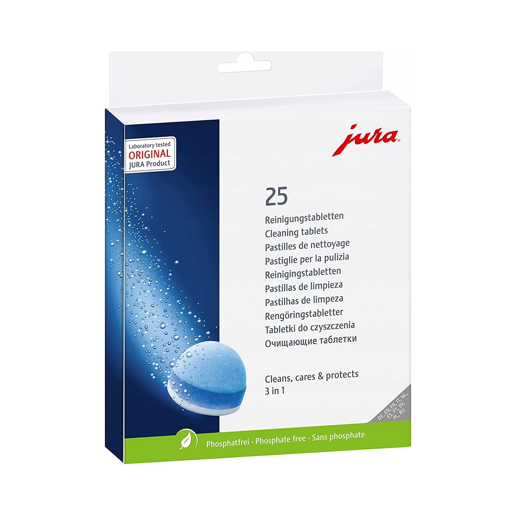 Cleaning tablets 3 in 1 Jura 25045 three-phase 25 pcs. with hologram