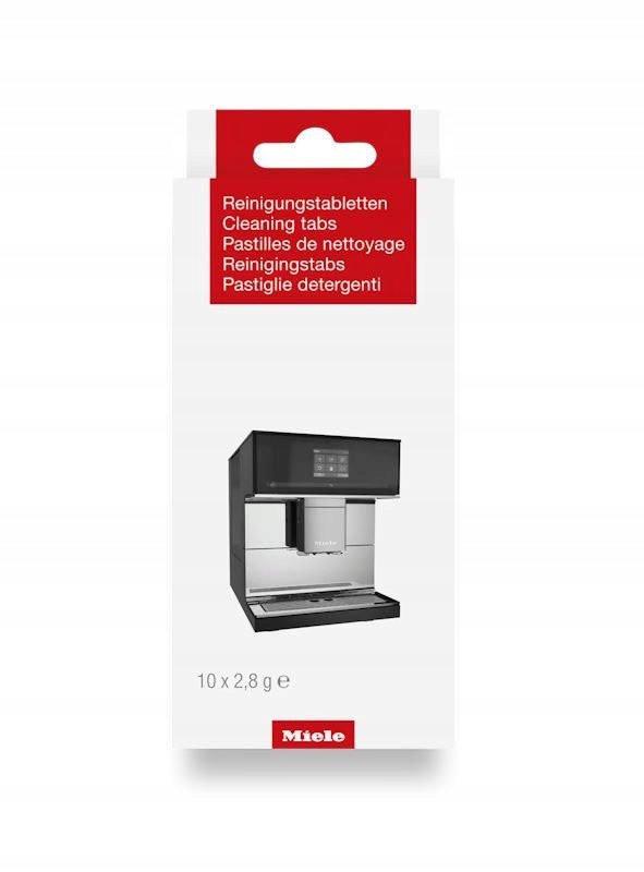 Cleaning tablets for Miele machines 10 pieces remove oils and deposits Manufacturer code 4002516166269
