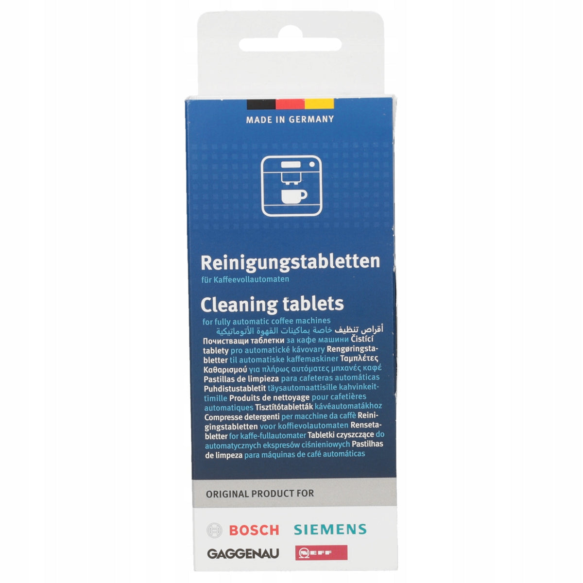 Cleaning tablets for coffee machines and kettles Bosch 00311940 2,2 g 10 pieces Brand Bosch