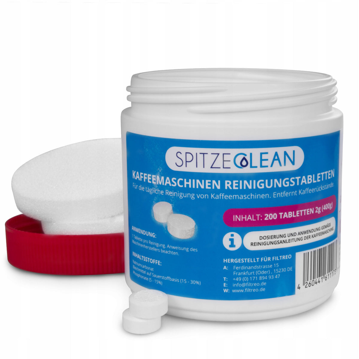 Cleaning tablets spitze clean for coffee machine 200 pcs Brand Spitze Clean