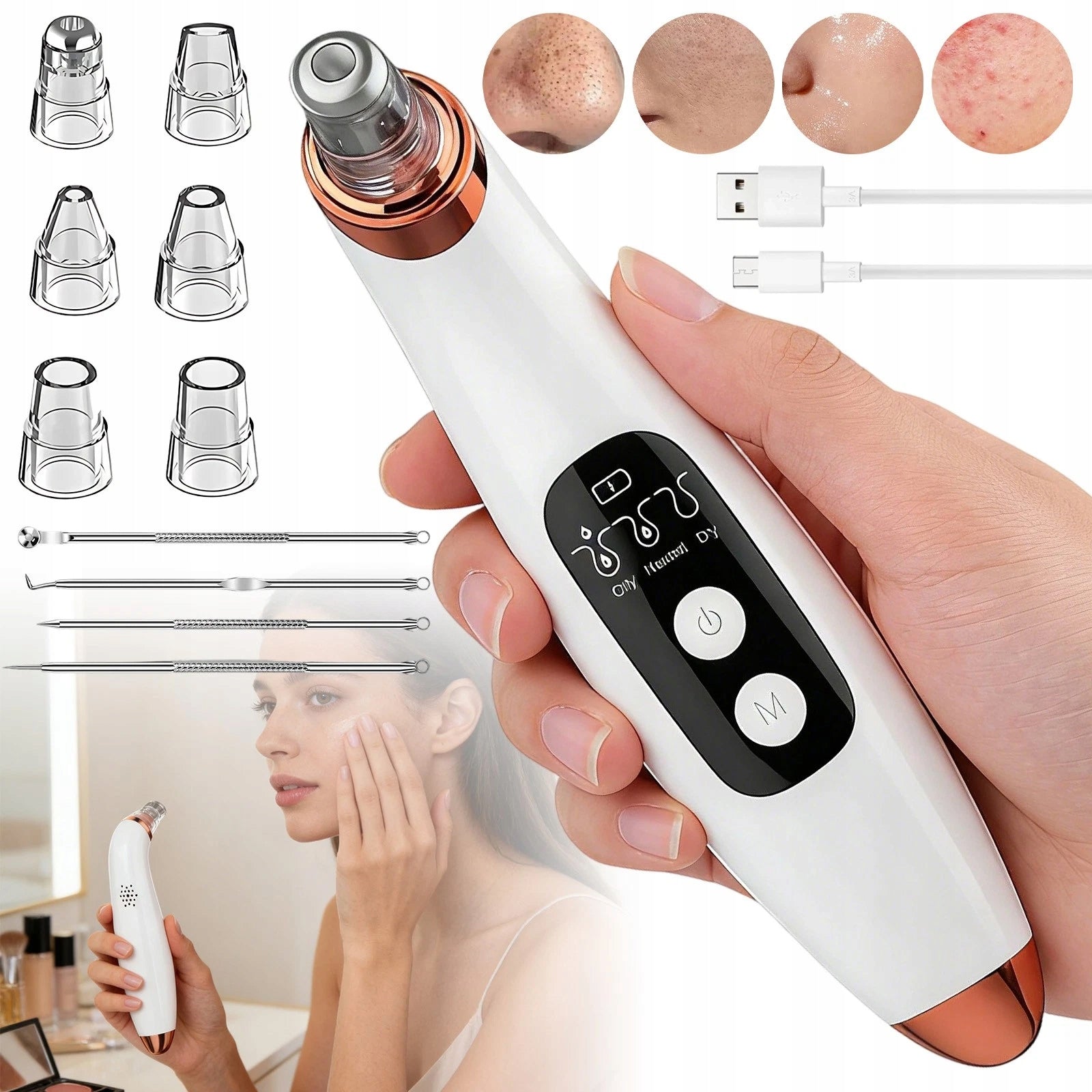 Cleanser Porow Face Vacuum Cleaner For Libra Tradzik Exfoliation Lifting