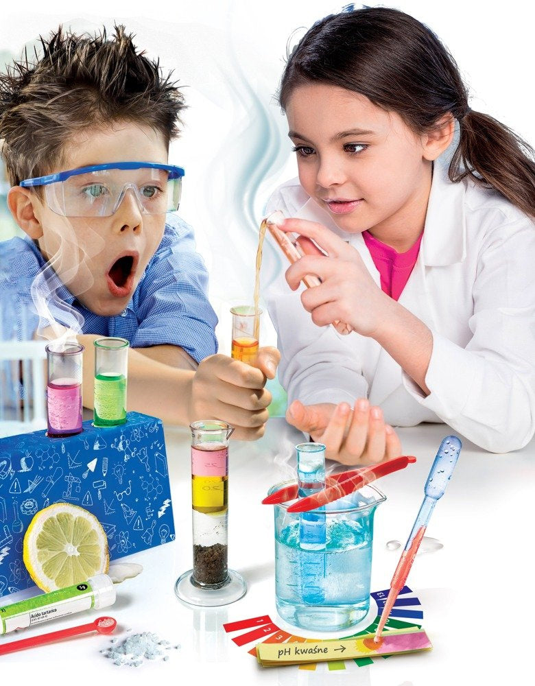 Clementoni 100 EXPERIMENTS Scientific Fun LEARNING Kind chemistry kits
