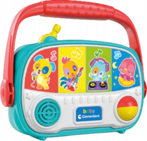 Clementoni 17459 BABY RADIO FOR CHILDREN GAME AND TEACHES MUSIC COLORS