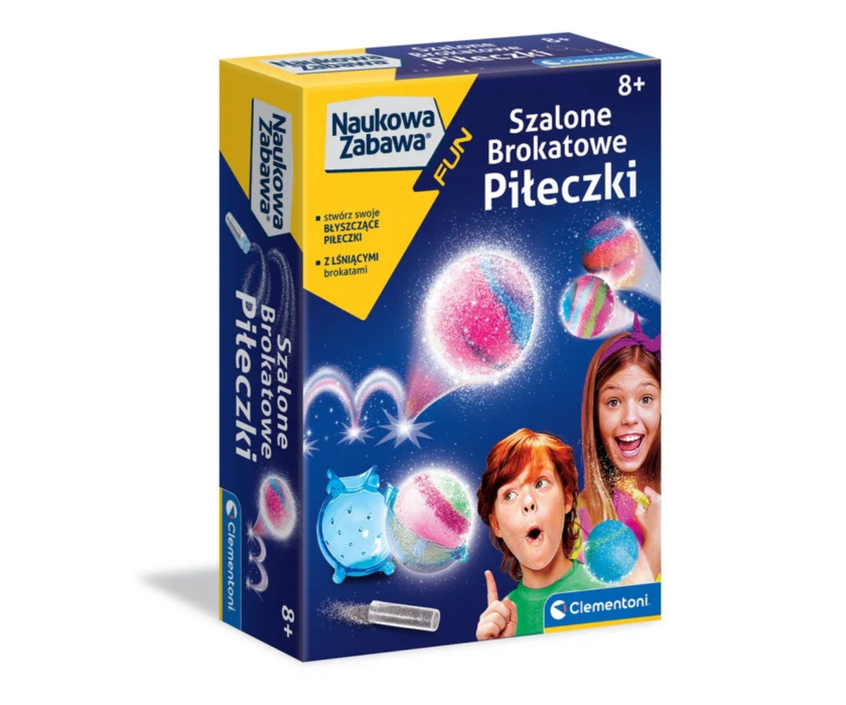 Clementoni 50702 Scientific Fun Lab Crazy Glitter Balls