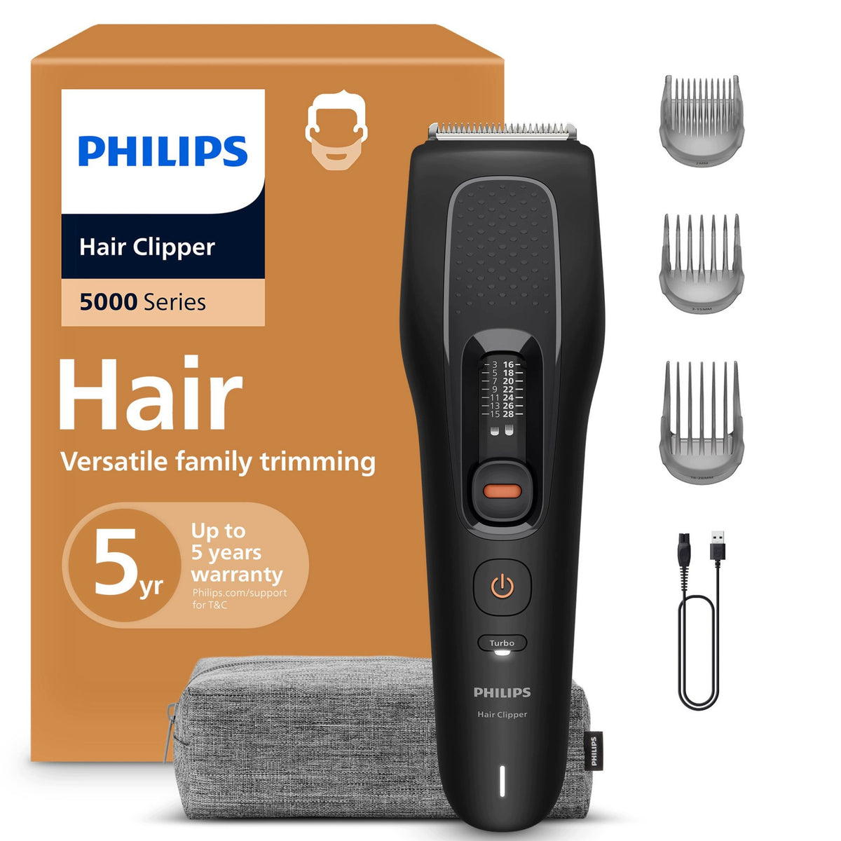 Clipper PHILIPS Series 5000 HC5733/15 0.5-28 mm