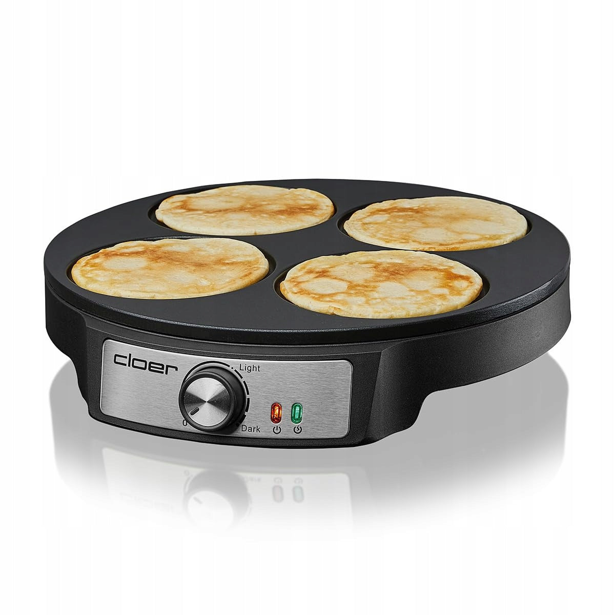 Cloer 6625 mini pancake machine 4x11cm 1200W black
