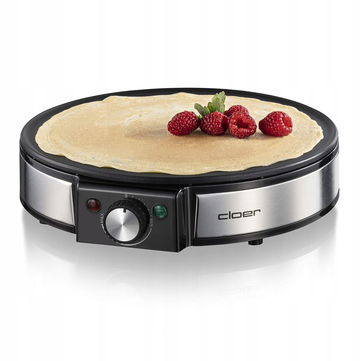 Cloer 6630 pancake maker 30 cm 1200W non-stick coating black