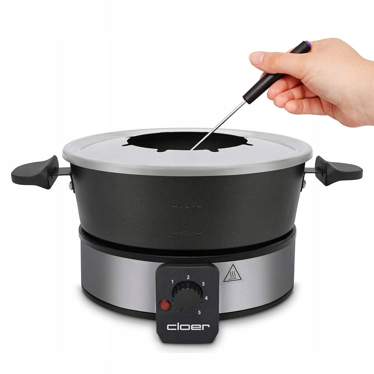 Cloer 6679 fondue for 8 people coated aluminum pot Brand no brand