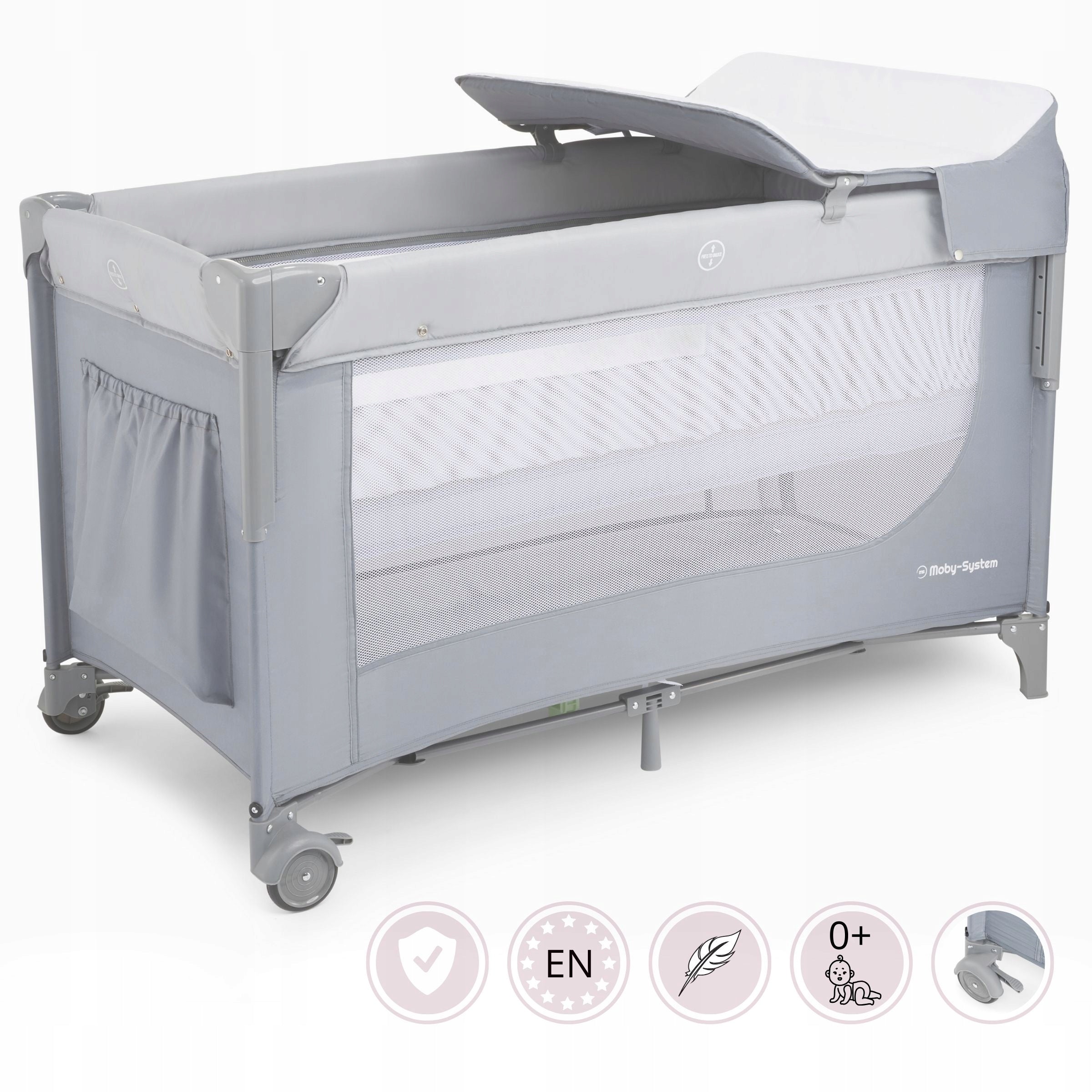 Closely 3in1 Travel Cot, Changing Table, Mattress, Carry Bag Manufacturer code LOZ CLOSELY