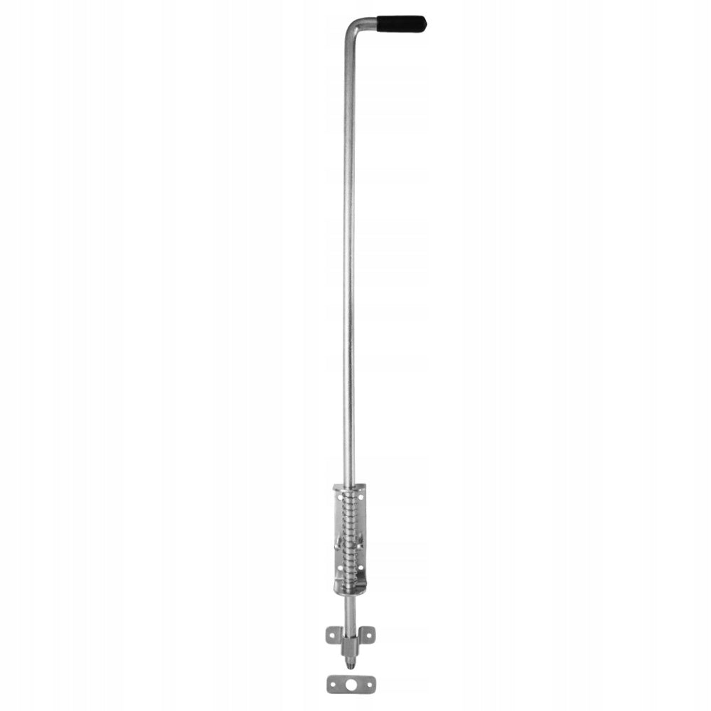 Closure deadbolt for gate or wicket 800 mm with galvanized spring 80 cm